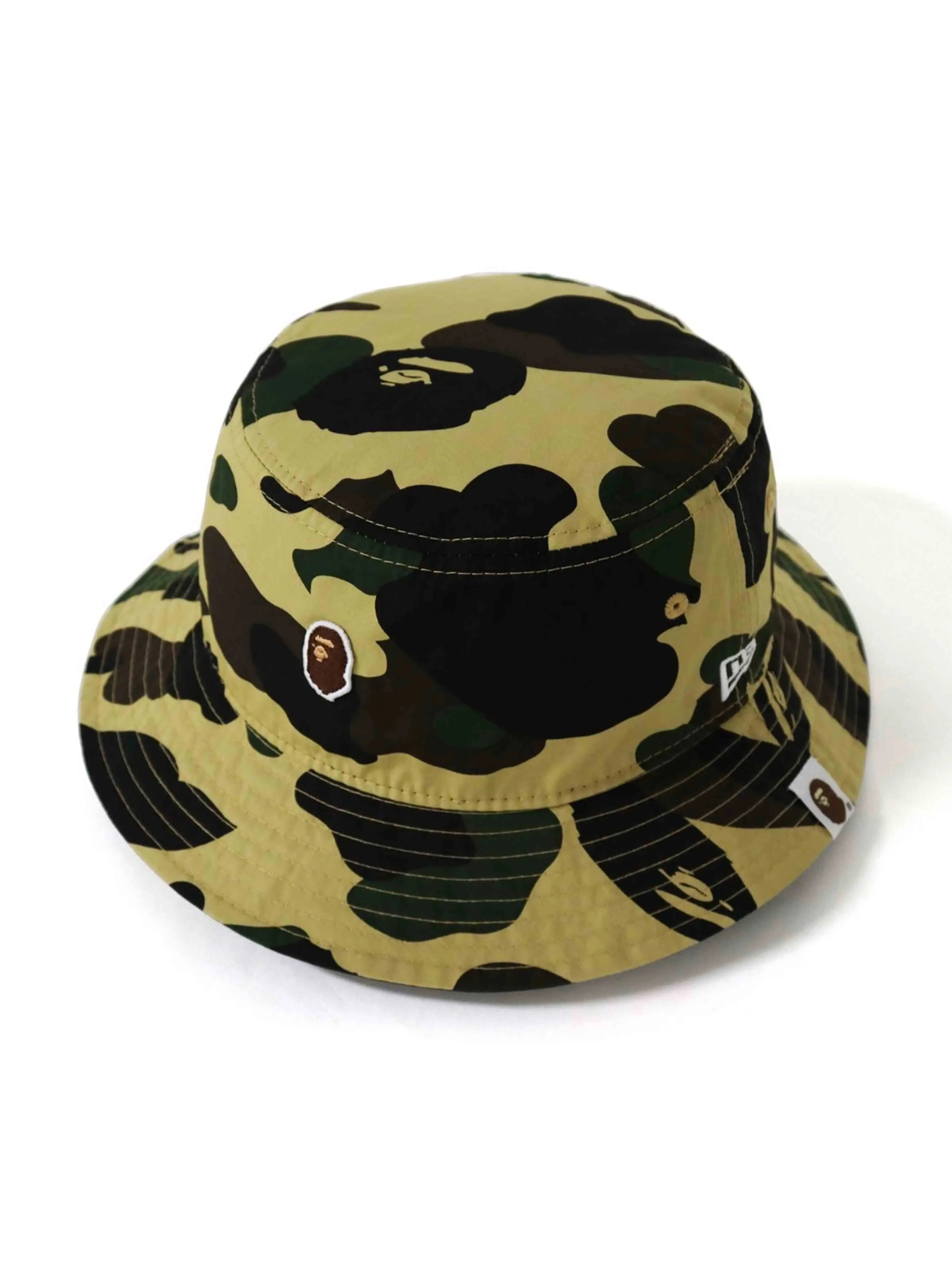 A Bathing Ape New Era 1st Camo Bucket Hat Yellow