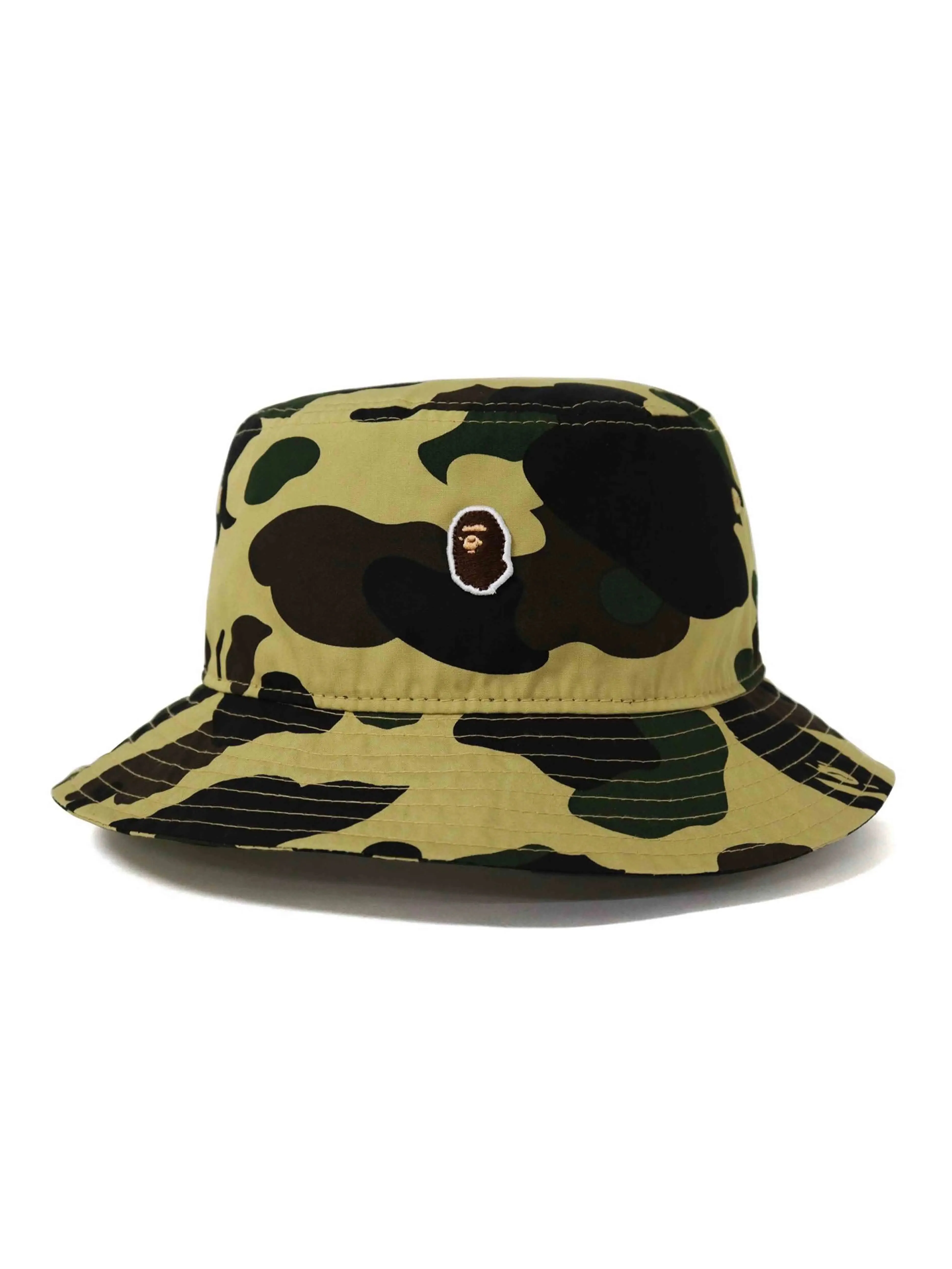 A Bathing Ape New Era 1st Camo Bucket Hat Yellow