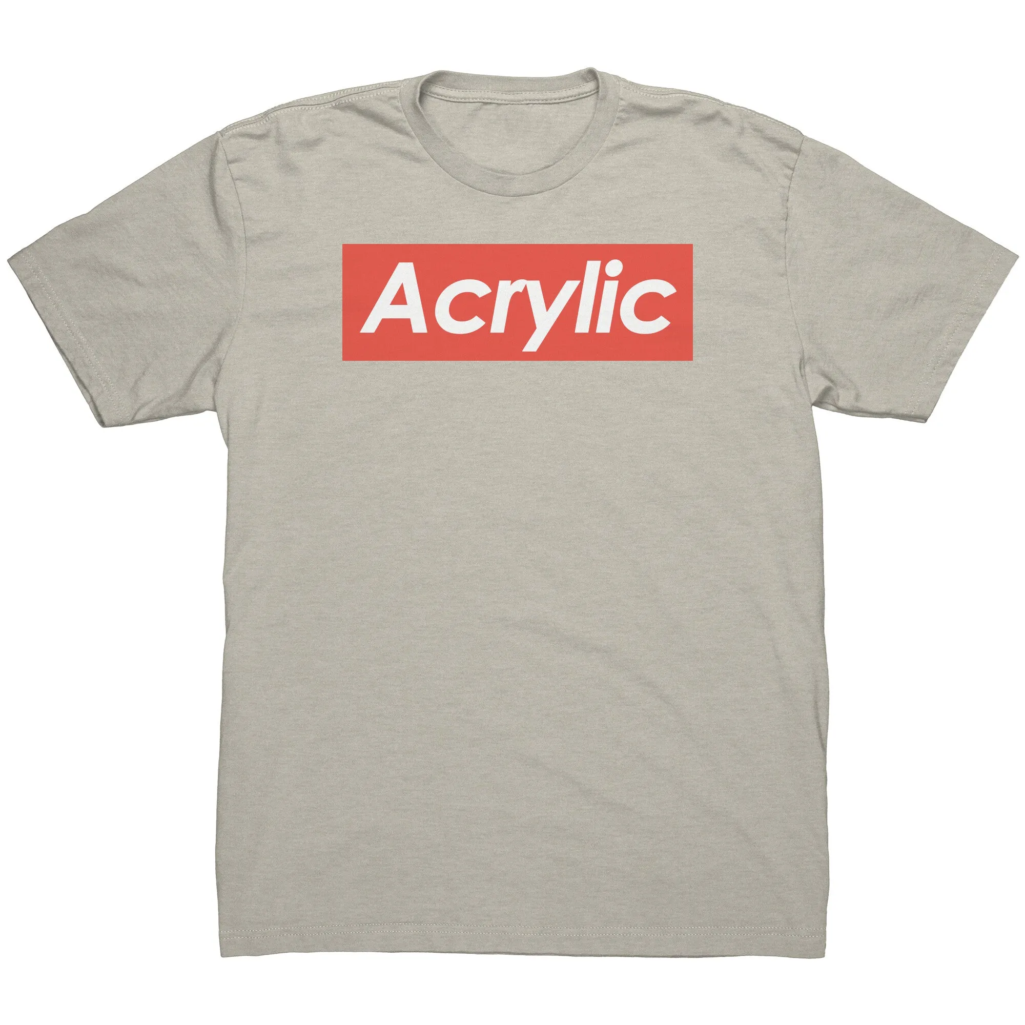 Acrylic Supreme-Themed Tee