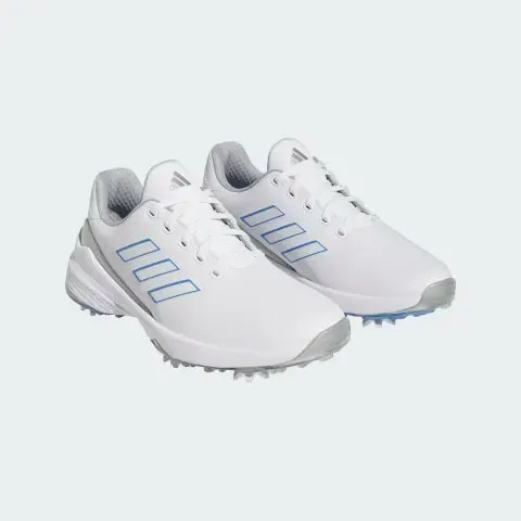 Adidas Chaussures de golf Femme ZG23 Blanche/Bleu