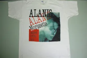 Alanis Morissette Jagged Little Pill 1996 Vintage Concert Tour Single Stitch 90s T-Shirt