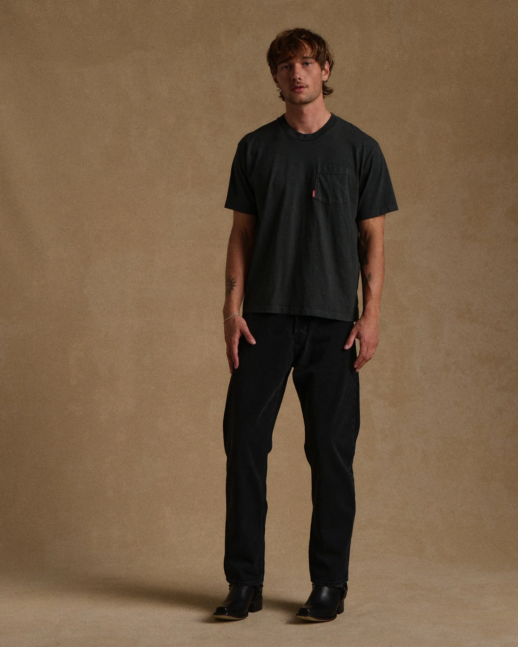 American Classic Pocket Tee (Vintage Black)