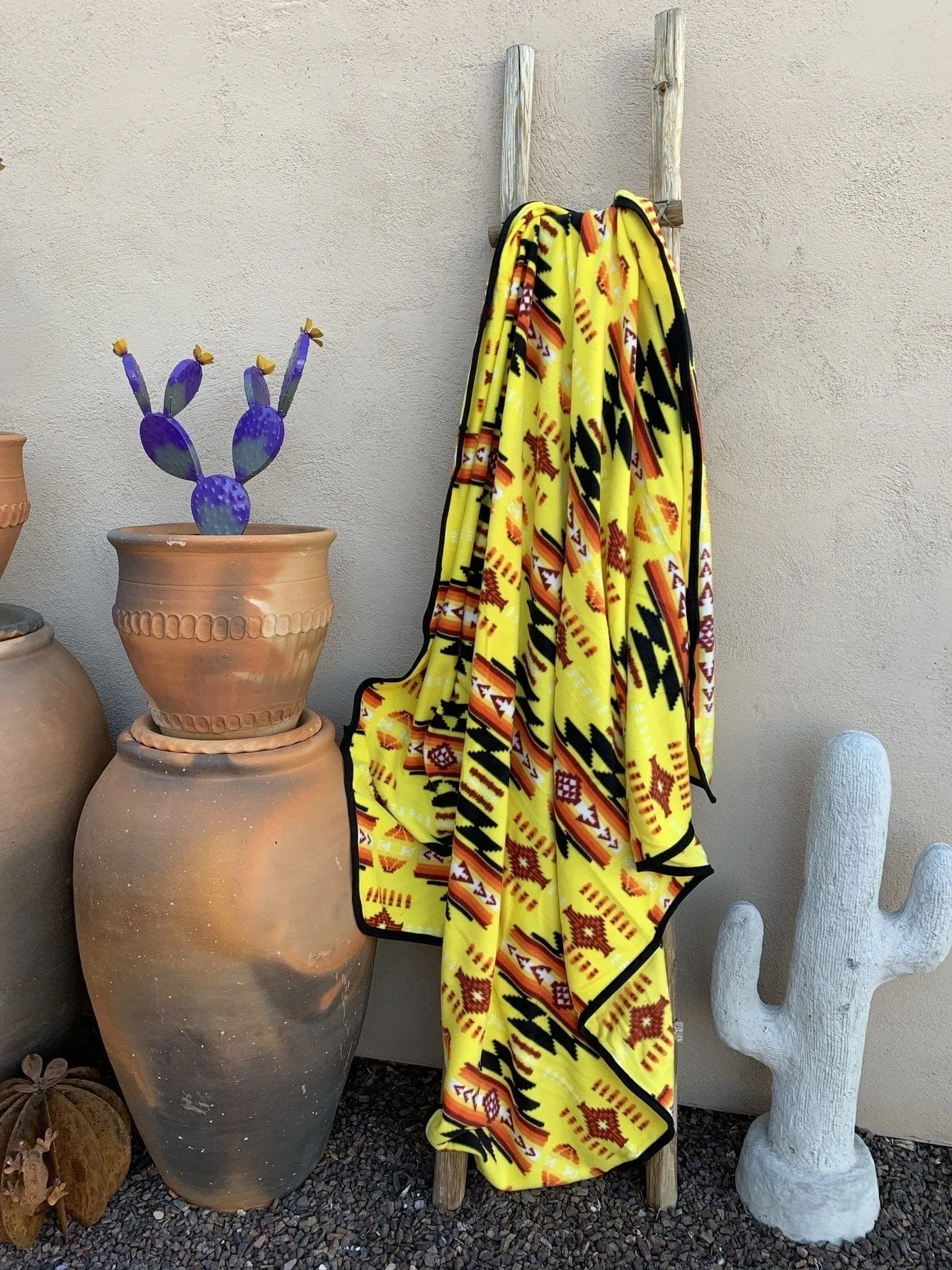 Arizona Aztec BLANKET  yellow