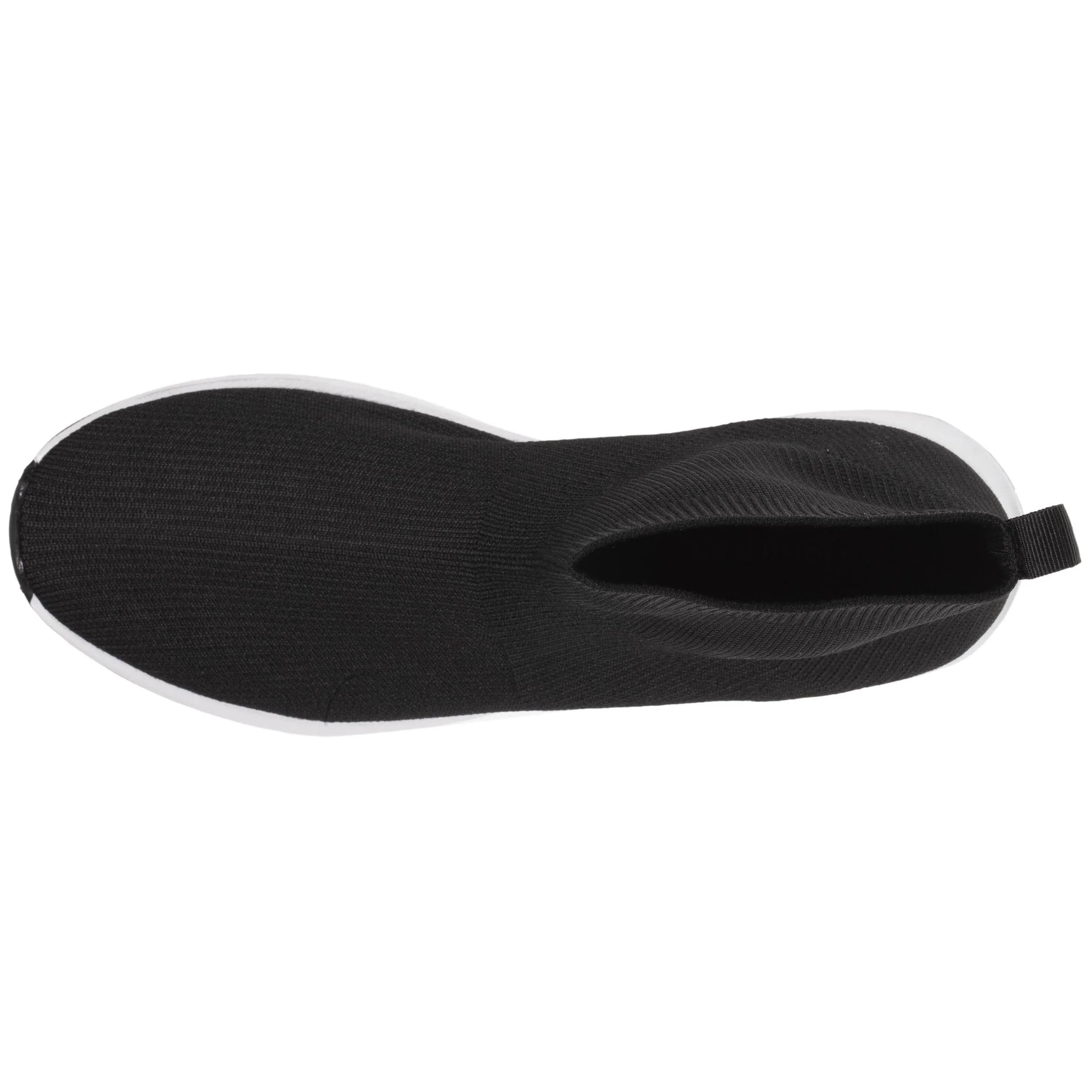 Baskets Confort Femme Slip-on Hautes Noir