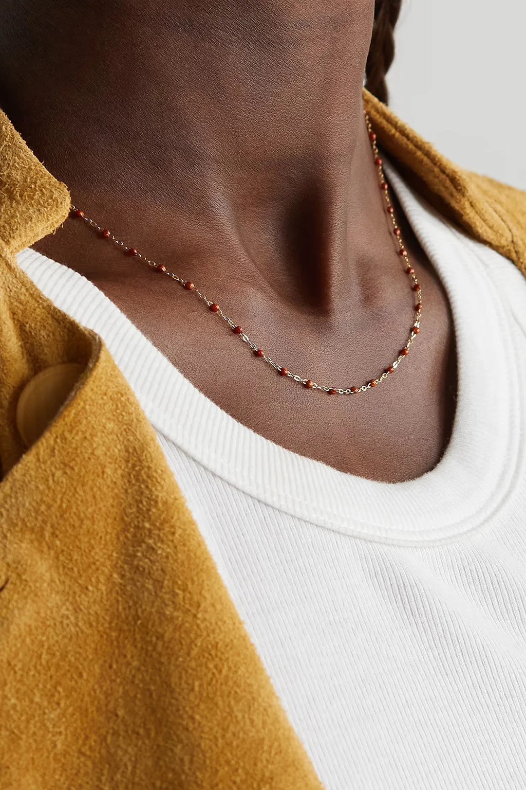 CLASSIC 16 GIGI NECKLACE IN RUST