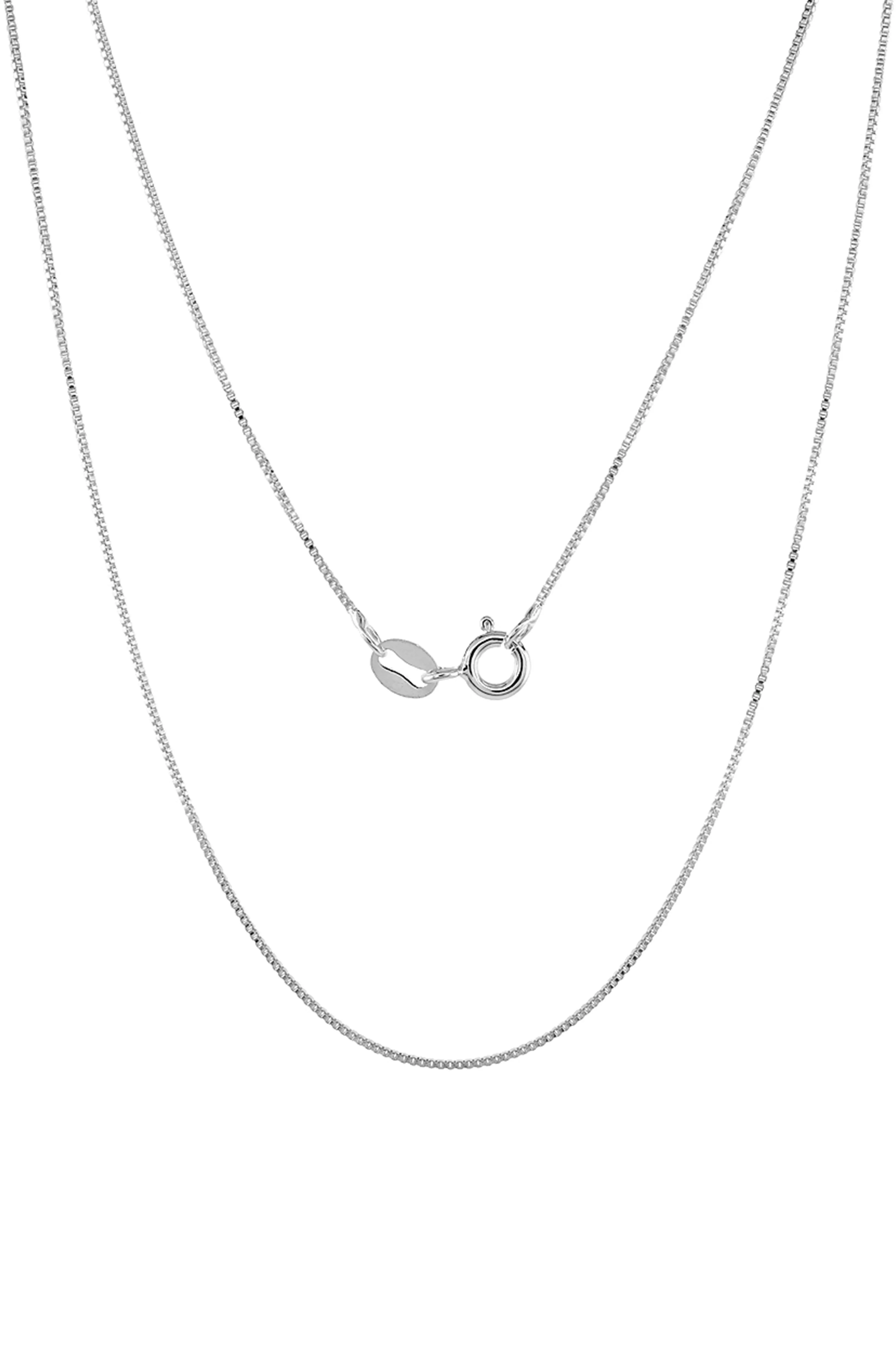 Classic Box Sterling Silver Chain