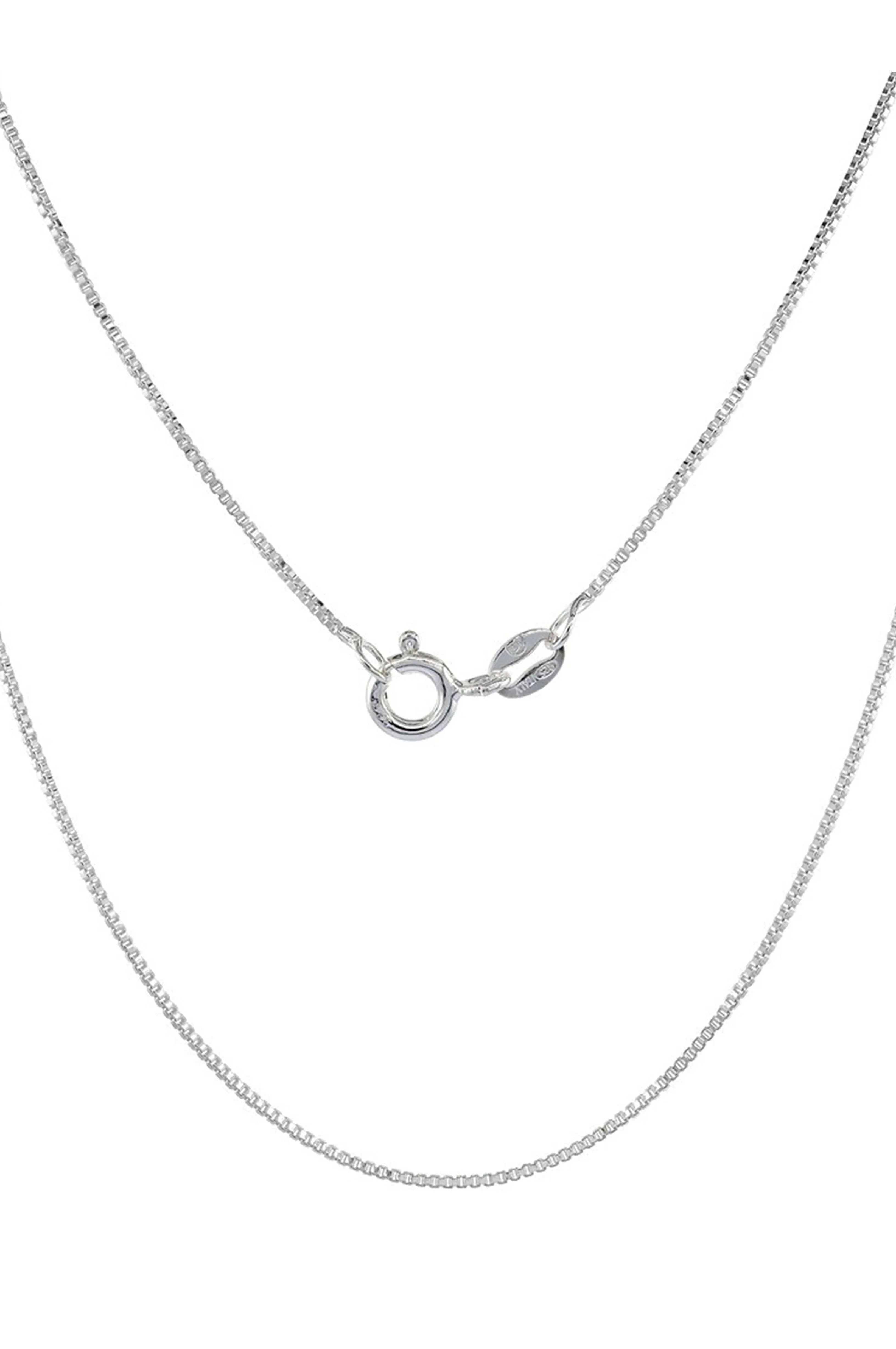 Classic Box Sterling Silver Chain