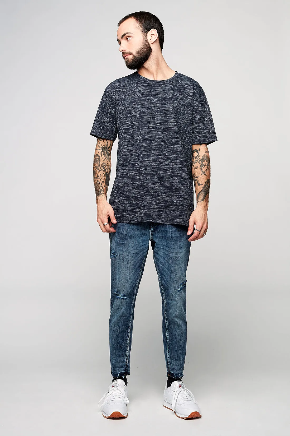 Classic Crew-Neck T-Shirt - Navy