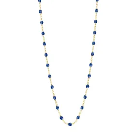 Classic Gigi Lapis necklace, yellow gold, 16.5"