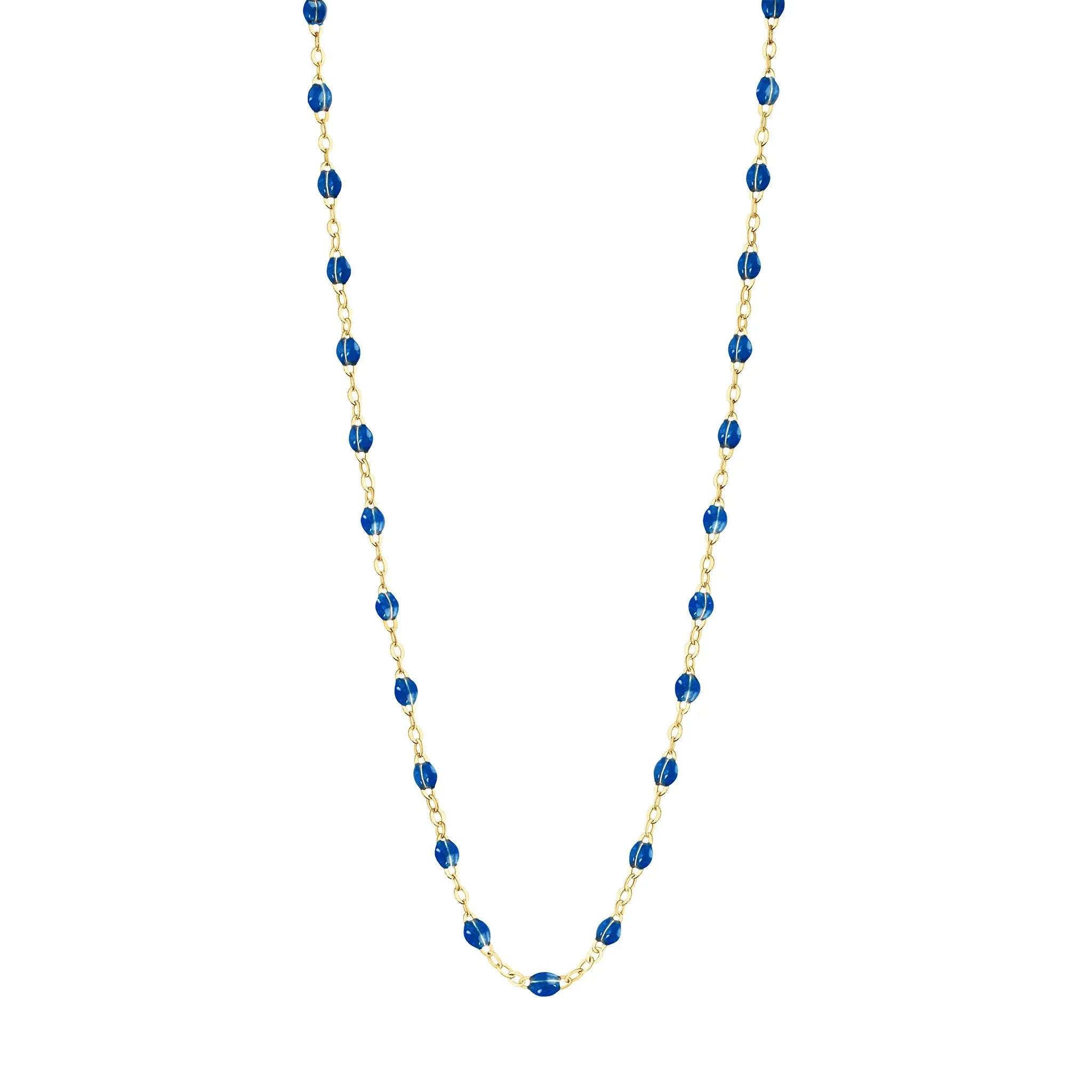 Classic Gigi Sapphire necklace, Yellow Gold, 17.7"