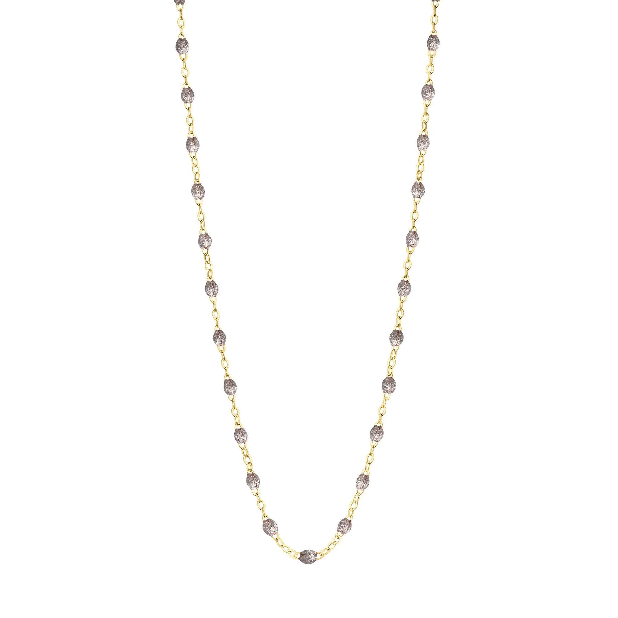 Classic Gigi Silver necklace, yellow gold, 16.5"