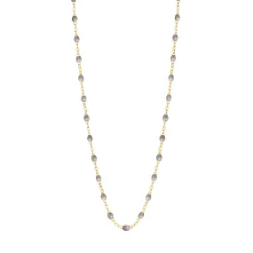 Classic Gigi Silver necklace, yellow gold, 16.5"