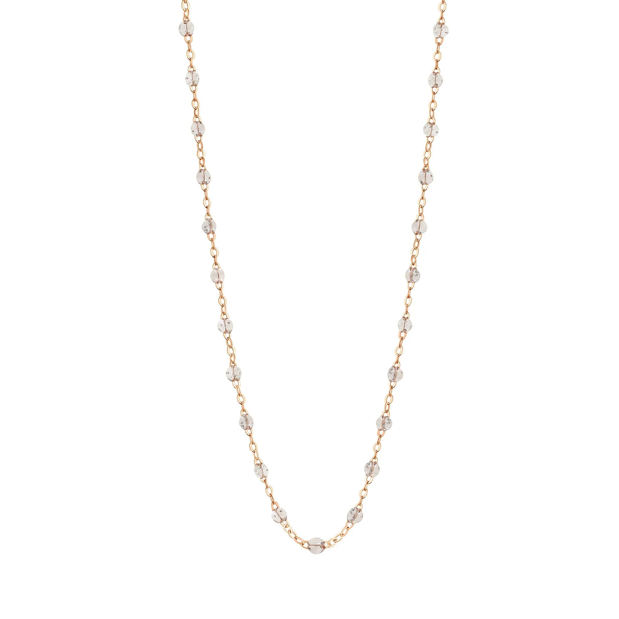 Classic Gigi Sparkle necklace, Rose Gold, 19.7"