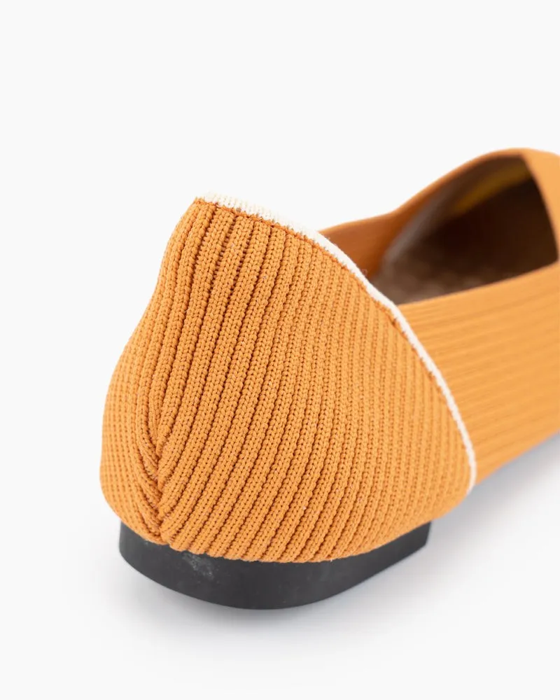 Comfortable Slip-on Washable Knit Flat Shoes