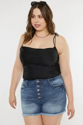 Devon High Rise Shorts (Plus Size)