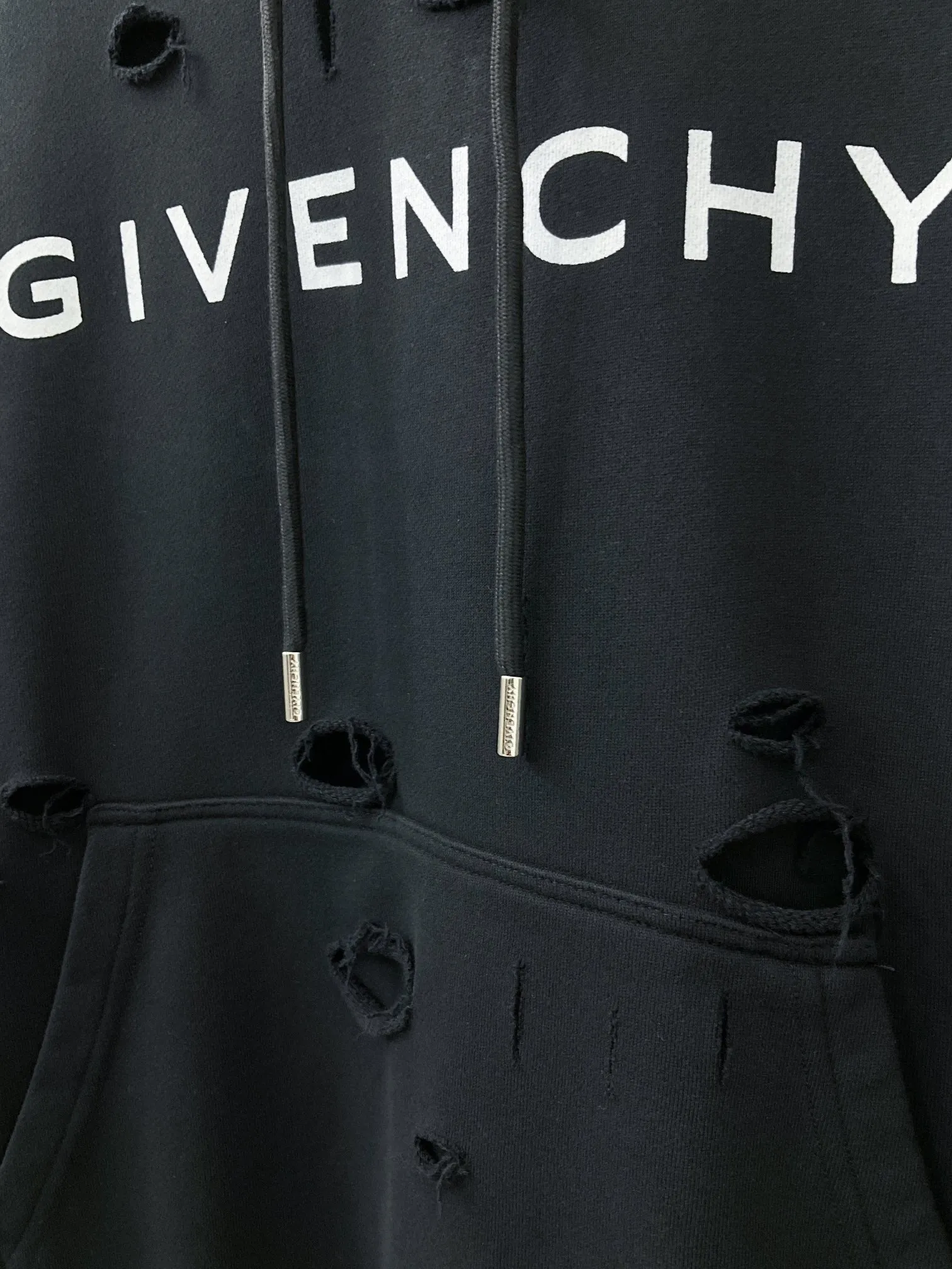 Double Layer Cut hoodie