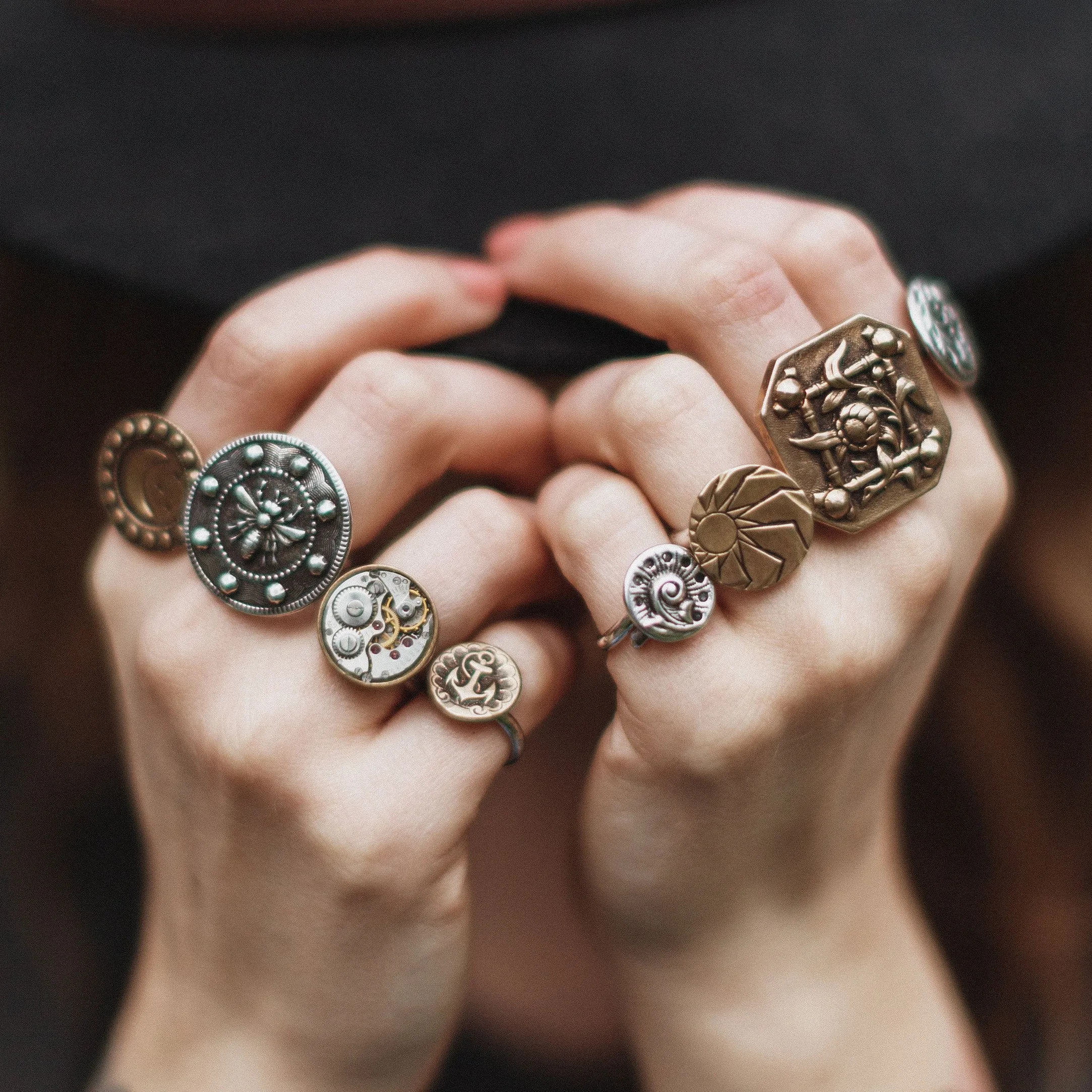 DRAGONFLY Ring - SILVER - Size 4