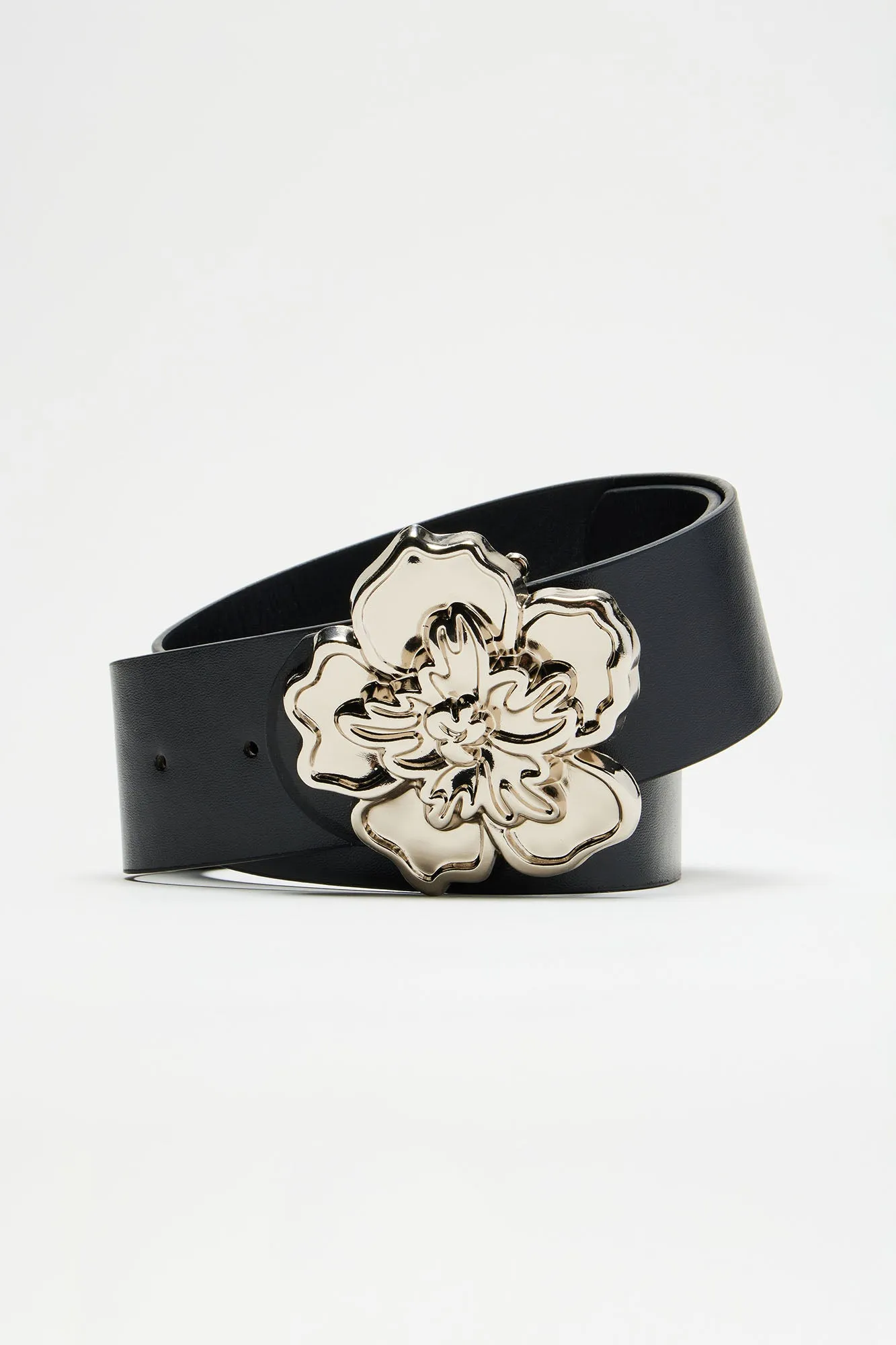 Gardenia Belt - Black/Silver