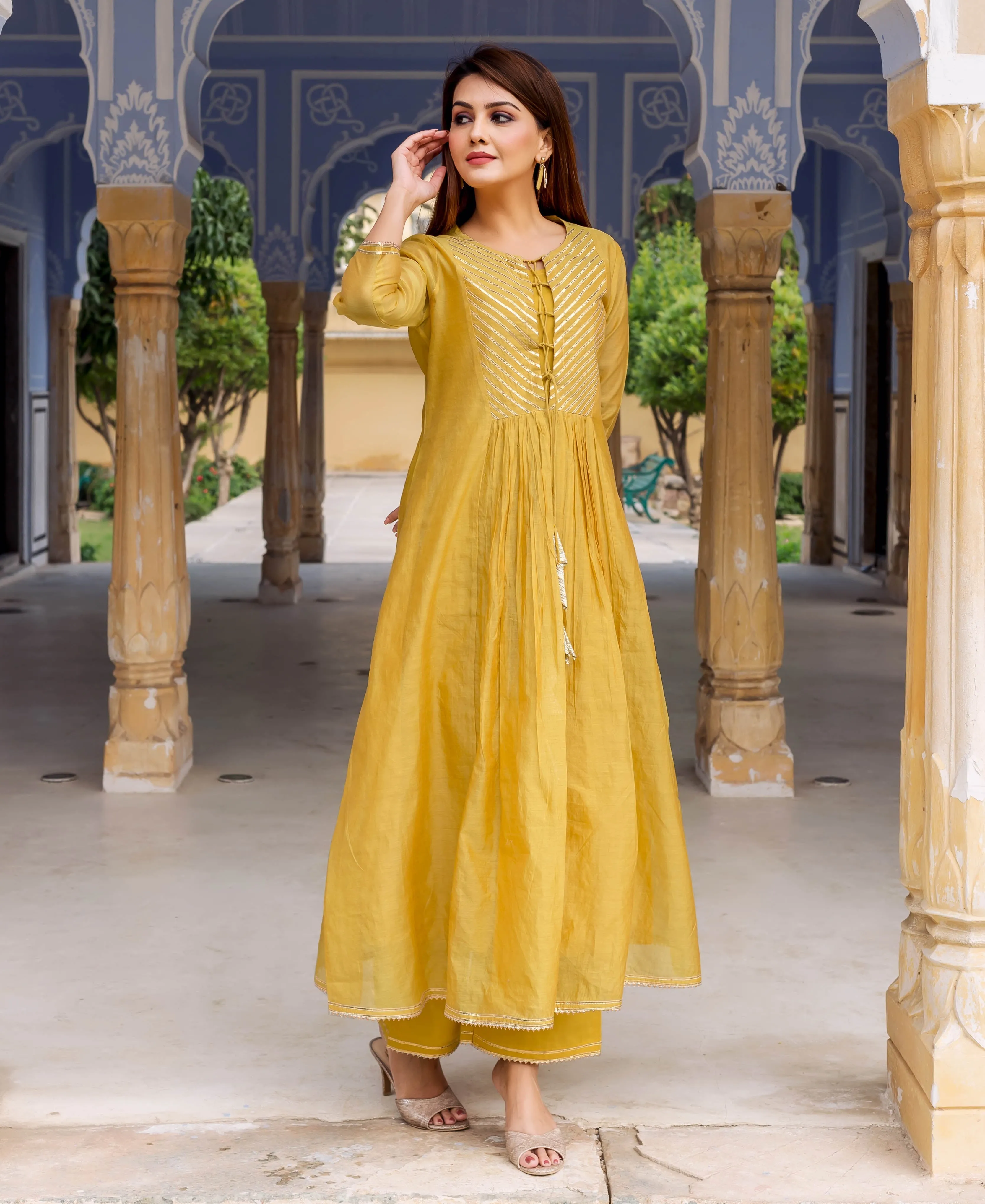 Honey Yellow Gotta Work Kurta