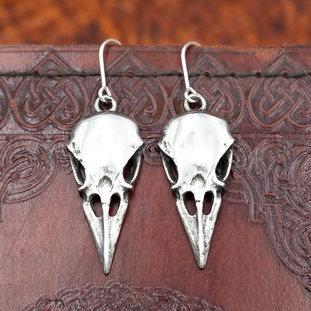 Huginn & Munnin Raven Earrings