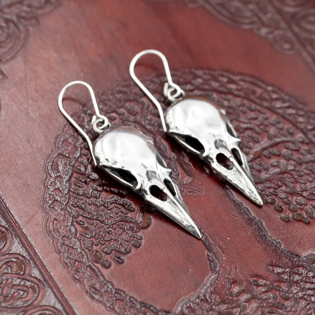 Huginn & Munnin Raven Earrings