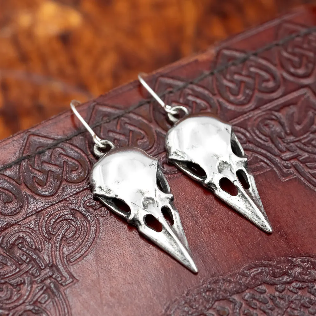 Huginn & Munnin Raven Earrings