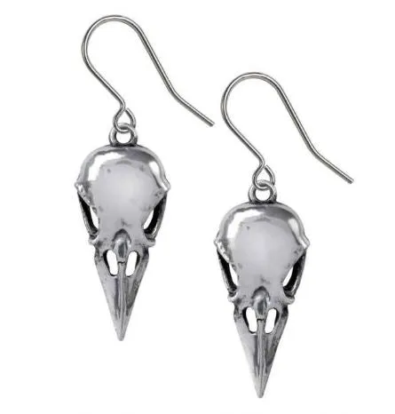 Huginn & Munnin Raven Earrings