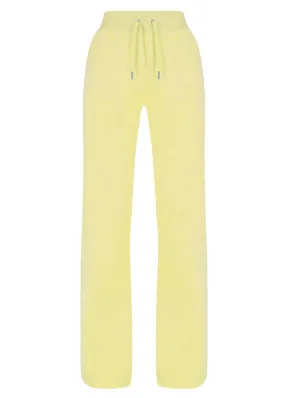 Juicy Couture Del Ray Classic Velour Bukser - yellow pear