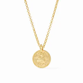 Julie Vos Coin Pendant Necklace