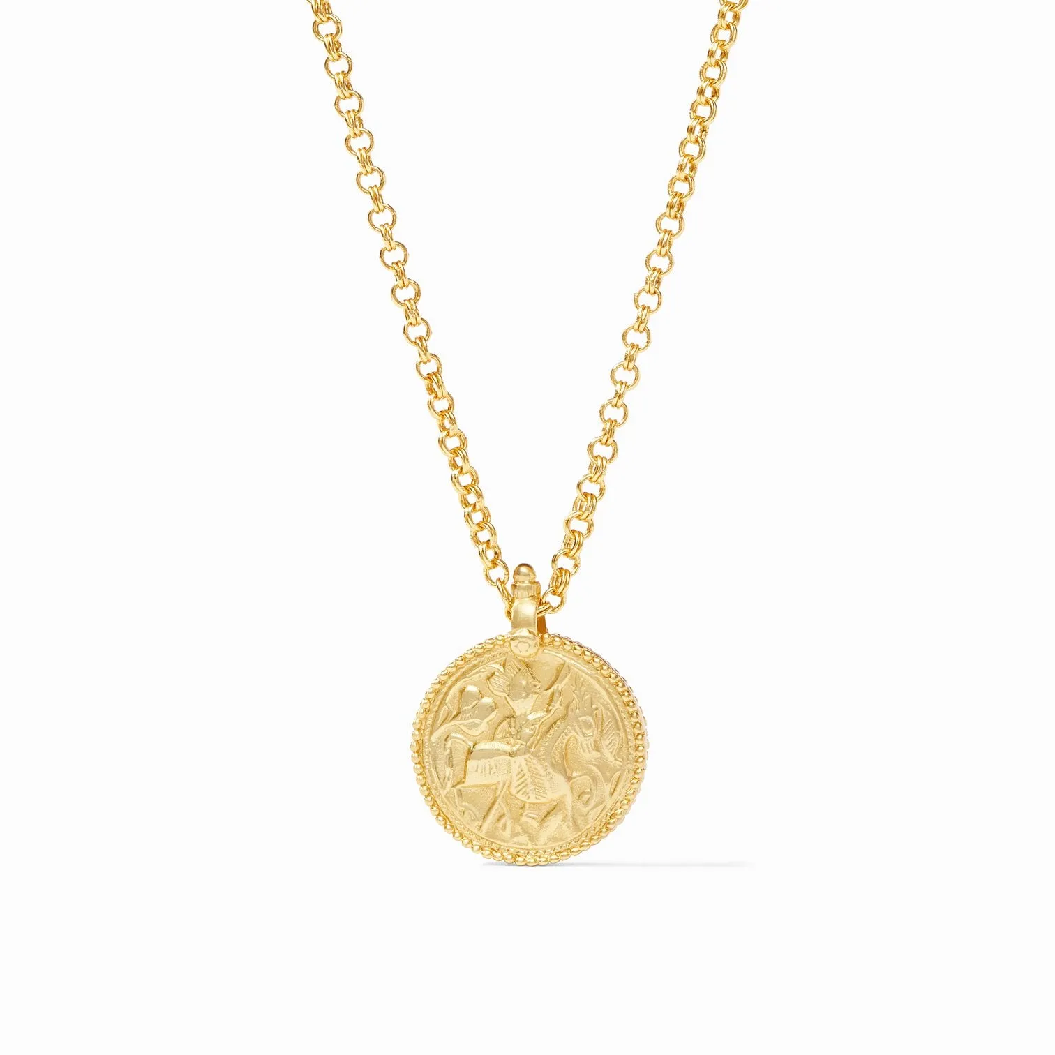 Julie Vos Coin Pendant Necklace