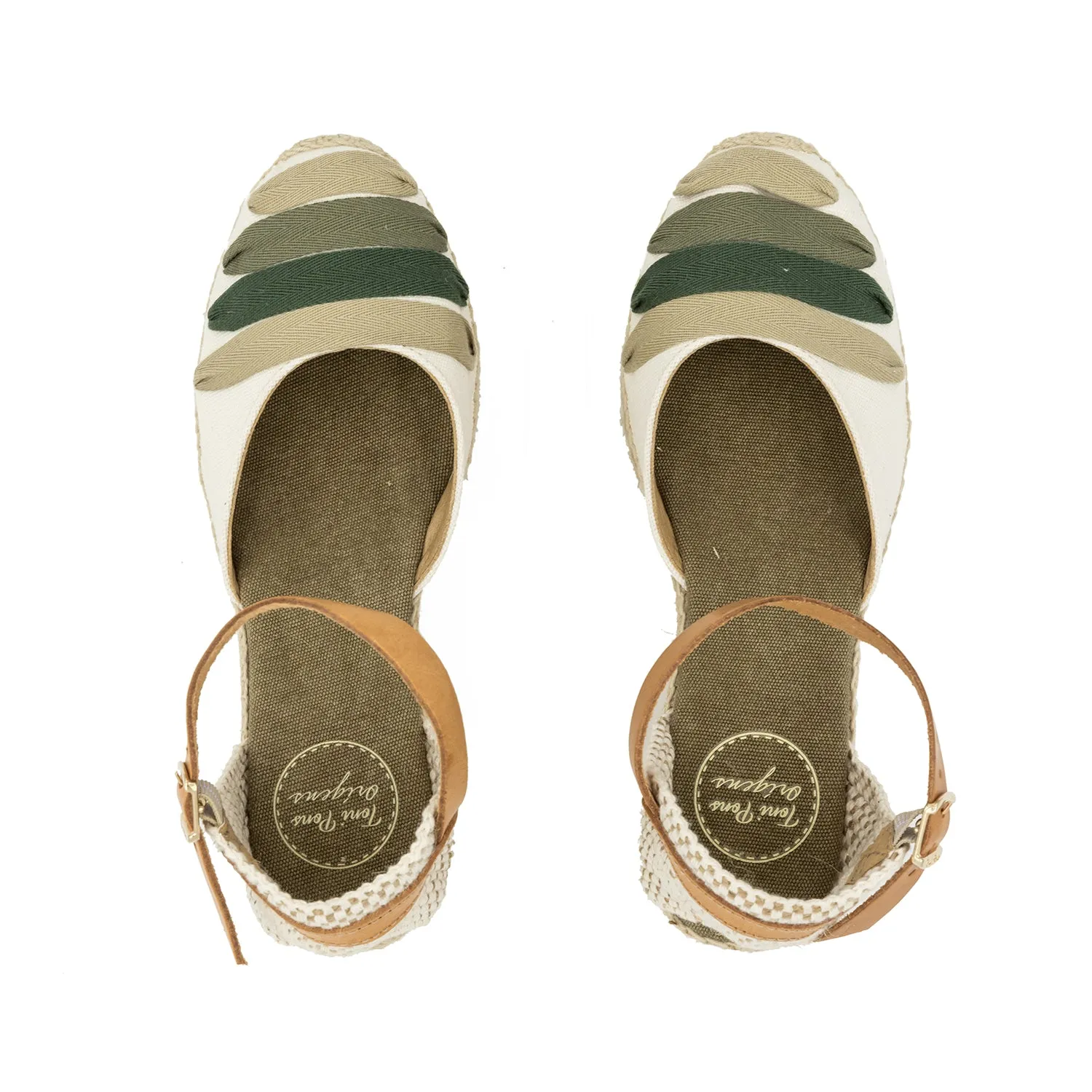 Multicolor Cotton Blend Espadrilles for Women - Lola-CM