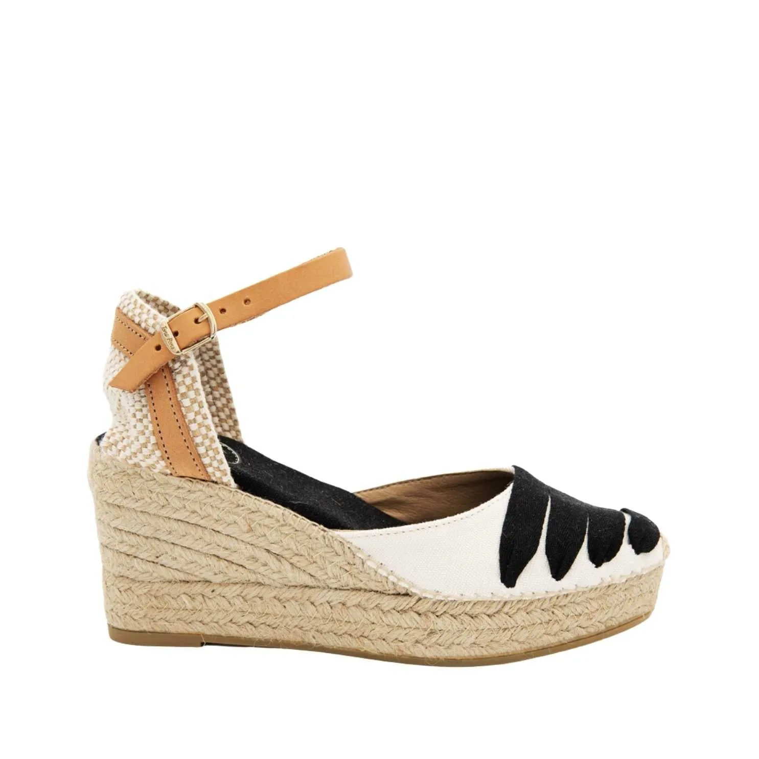 Multicolor Cotton Blend Espadrilles for Women - Lola-CM