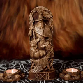 Odin God Wood Carving / Statue