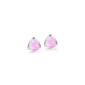 Opal Reuleaux Stud Earrings