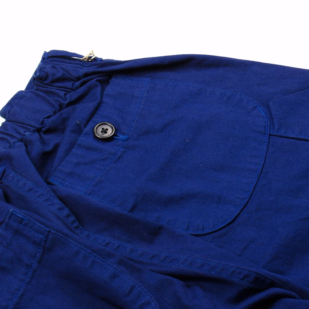 orSlow - French Work Pants - Blue Herringbone Twill