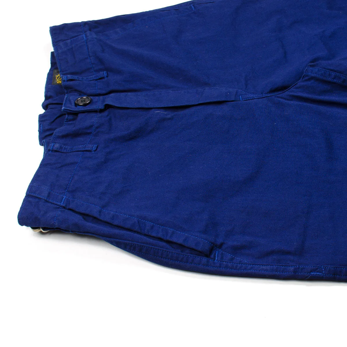 orSlow - French Work Pants - Blue Herringbone Twill