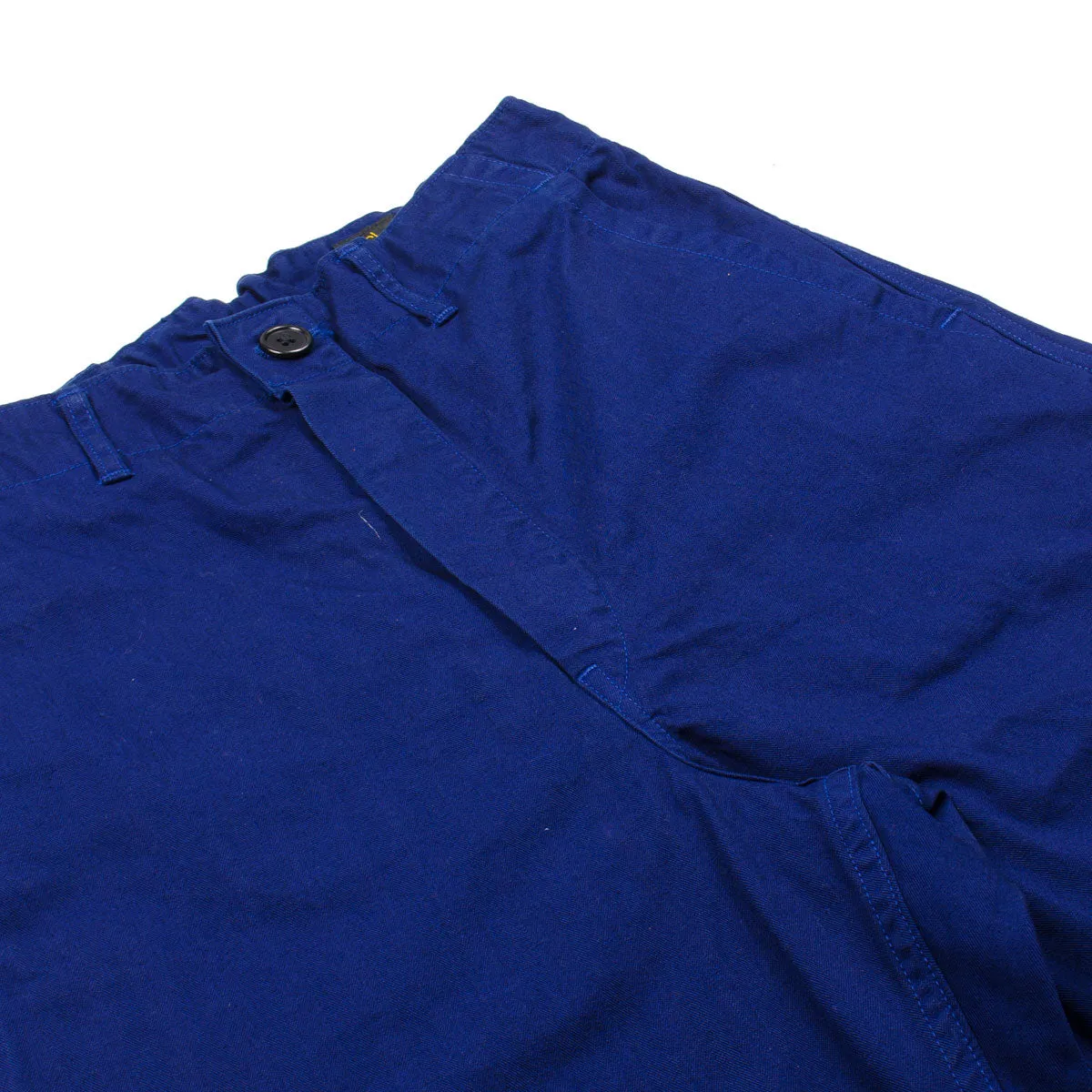 orSlow - French Work Pants - Blue Herringbone Twill