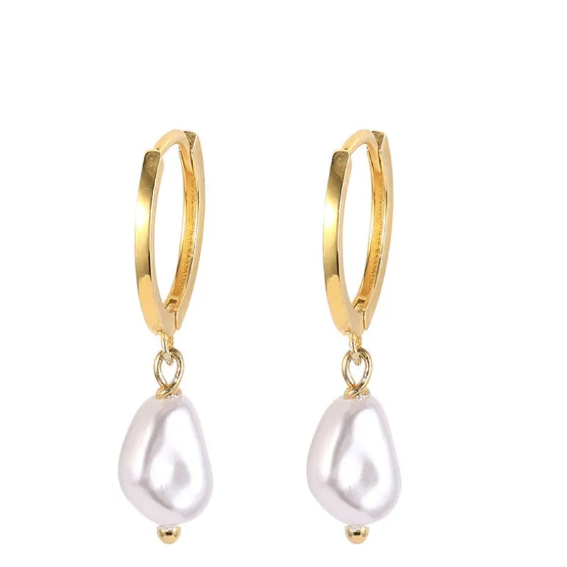 Pearl Pendant Earrings For Women