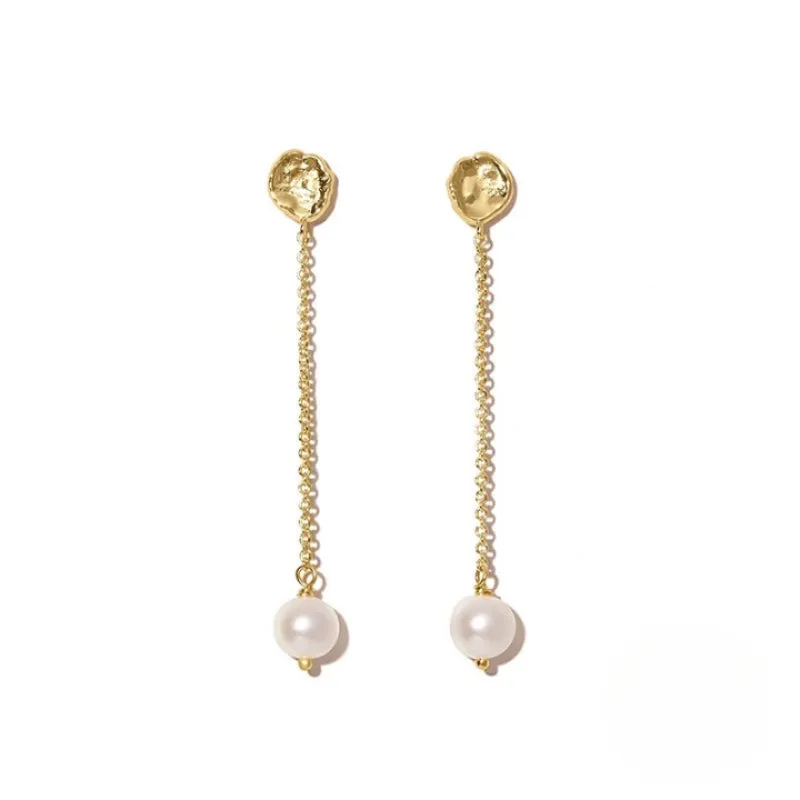 Pearl Pendant Earrings For Women