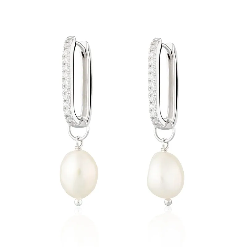 Pearl Pendant Earrings For Women