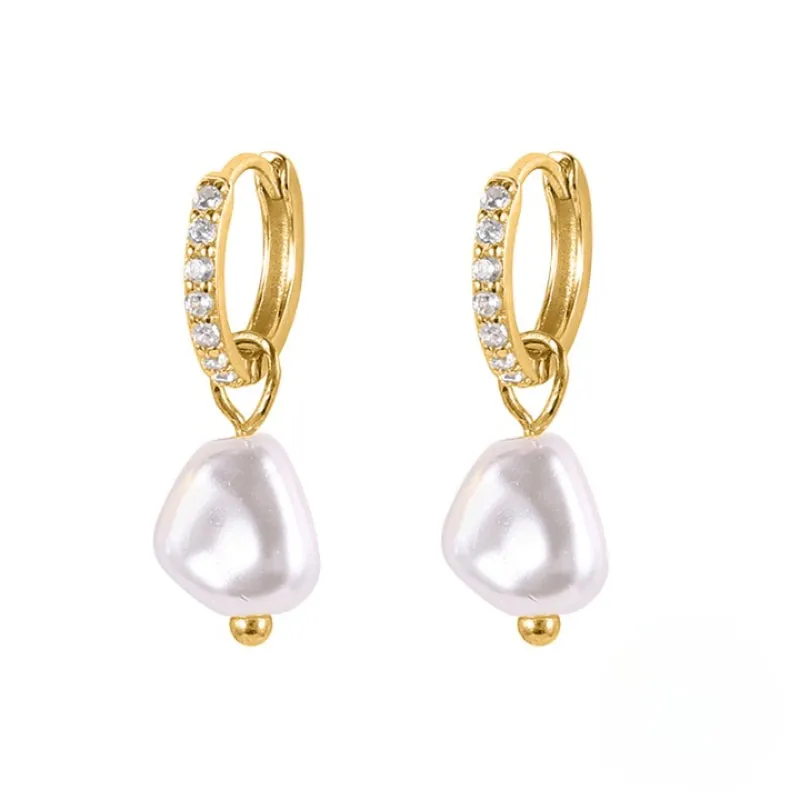 Pearl Pendant Earrings For Women