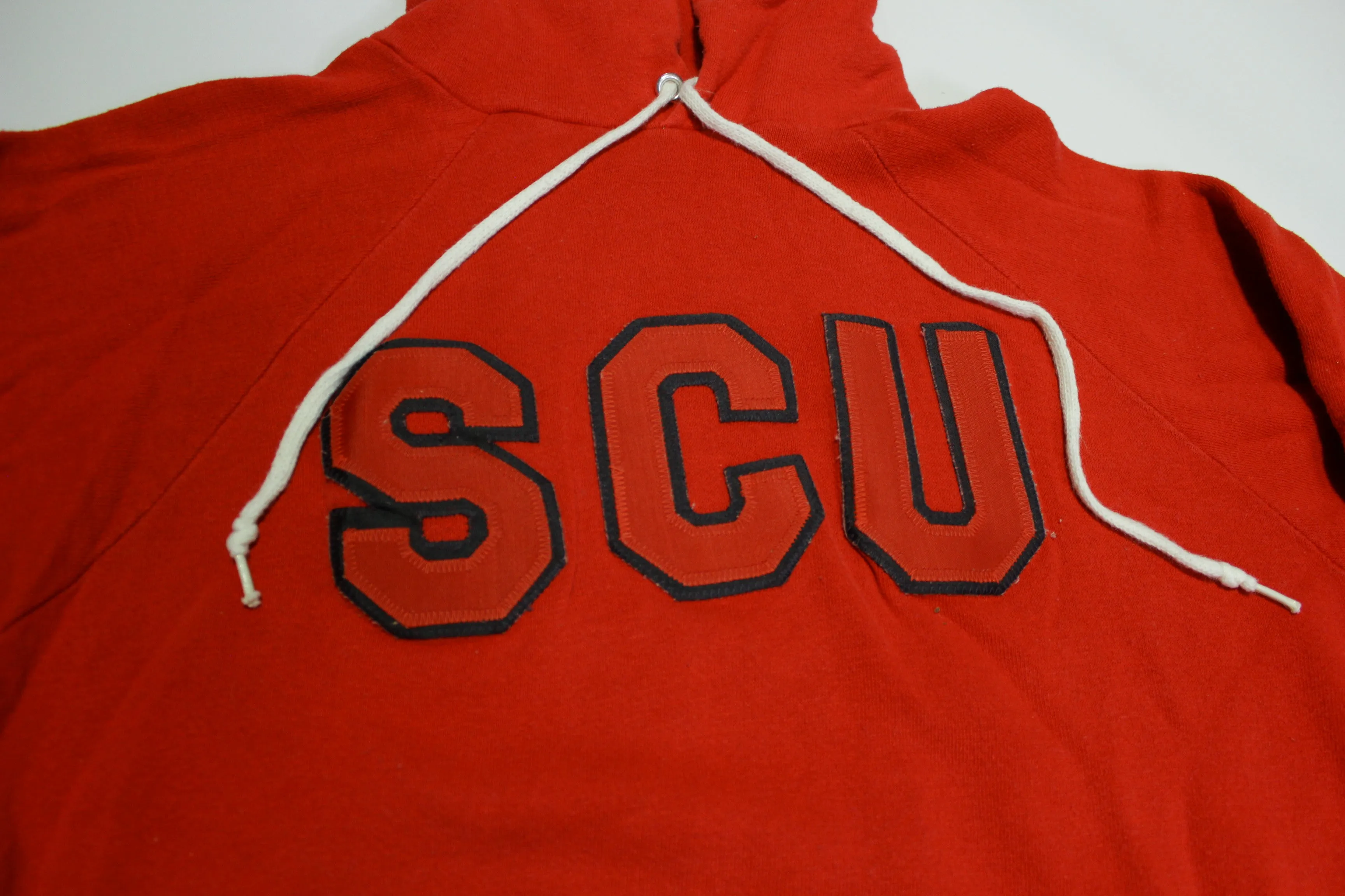 Santa Clara University SCU Vintage 80's Jerzees USA Collegiate Hoodie Sweatshirt