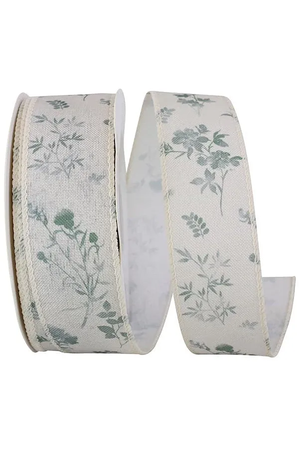 SPOOL - Dainty Green Floral Linen