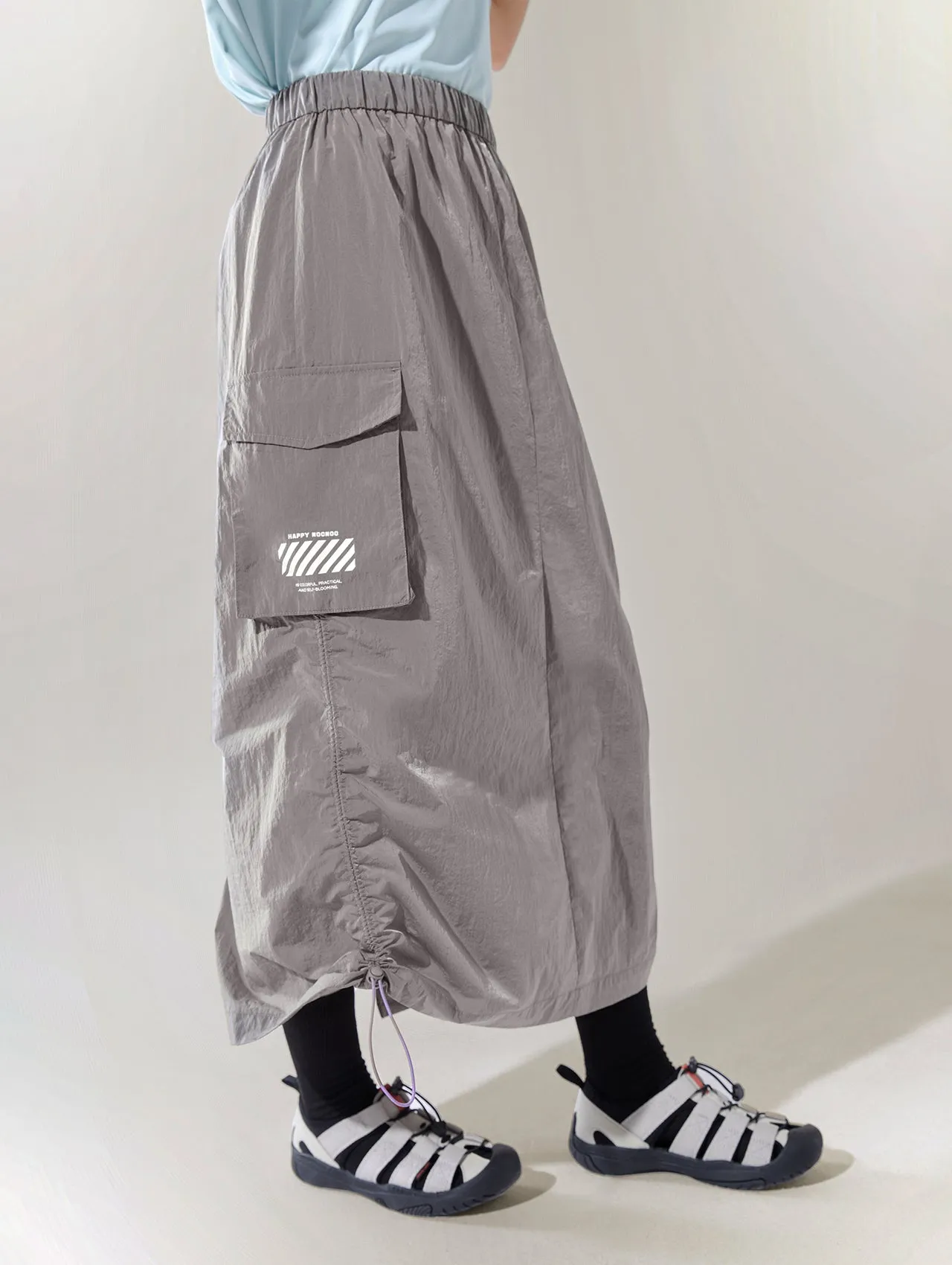 UrbanExplorer Family Matching Water-Repellent Long Skirt