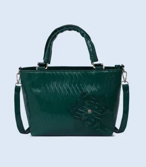 WB2392-DARK GREEN-Women Shoulder Bag