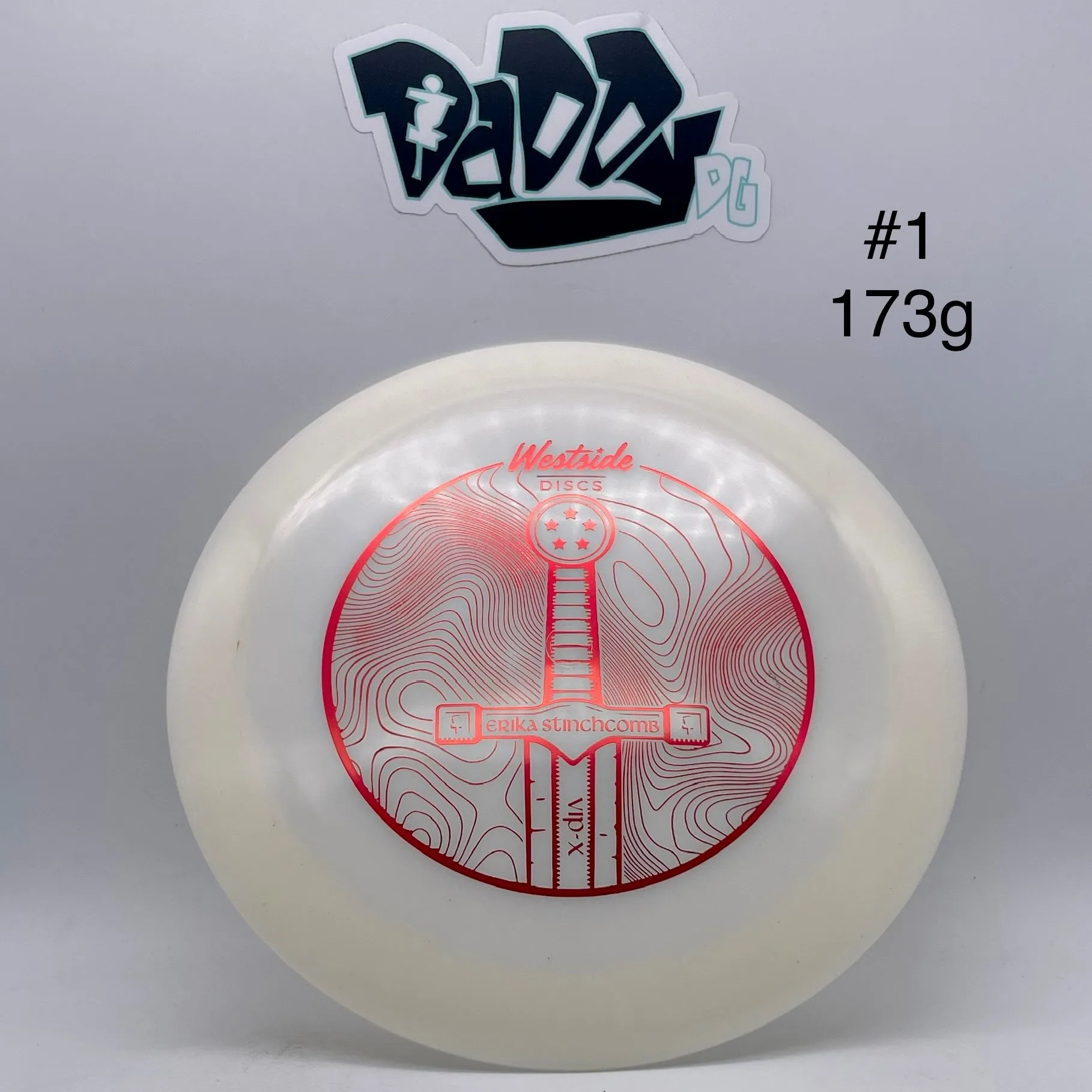 Westside Discs Vip-X Sword Erika Stinchcomb Team Series Stamped Distance Driver