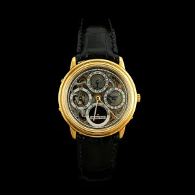 Yellow Gold Estate Audemars Piguet Quantieme Perpetual Skeleton Watch