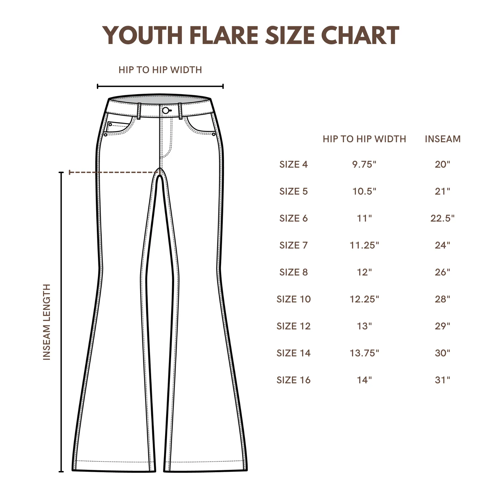 *YOUTH* BUCKIN' HORSE SUPER FLARES